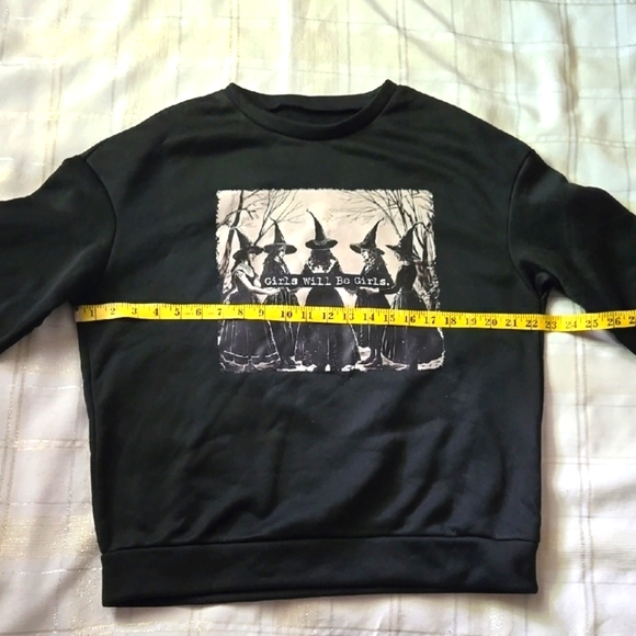 Black Witch Graphic Sweatshirt - Picture 6 of 7